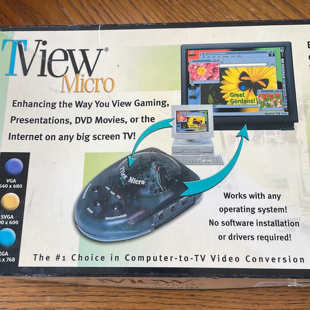 TView Micro Computer to TV Video Conversion
